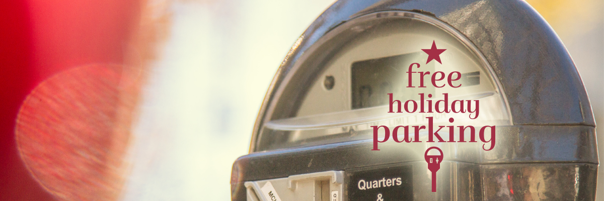 Free Holiday Parking - Details apply