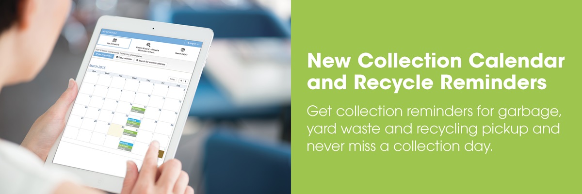 New calendar & reminder system for trash collection and handy ‘Waste Wizard’