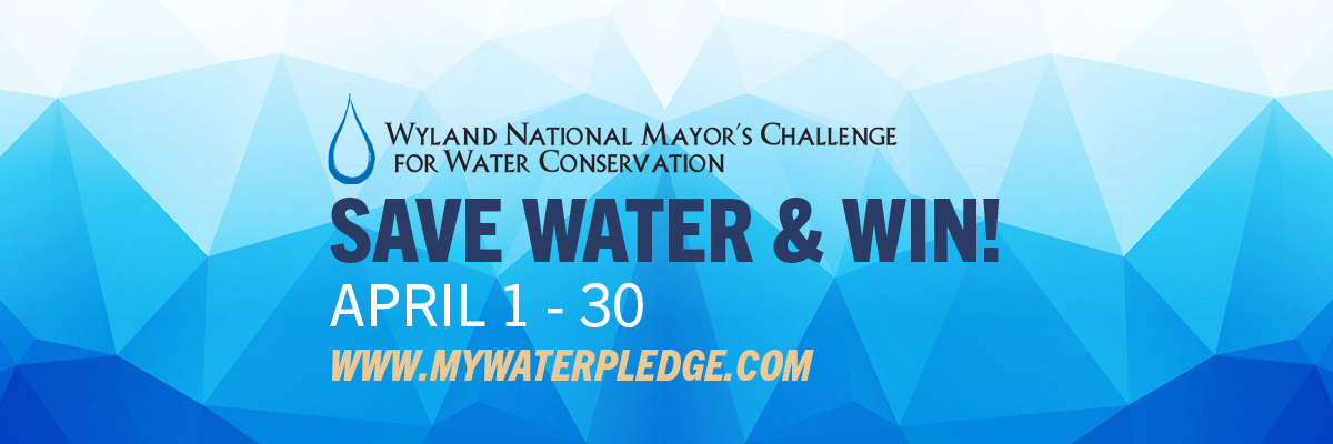 Join Mayor Steinberg, pledge to save water and win prizes
