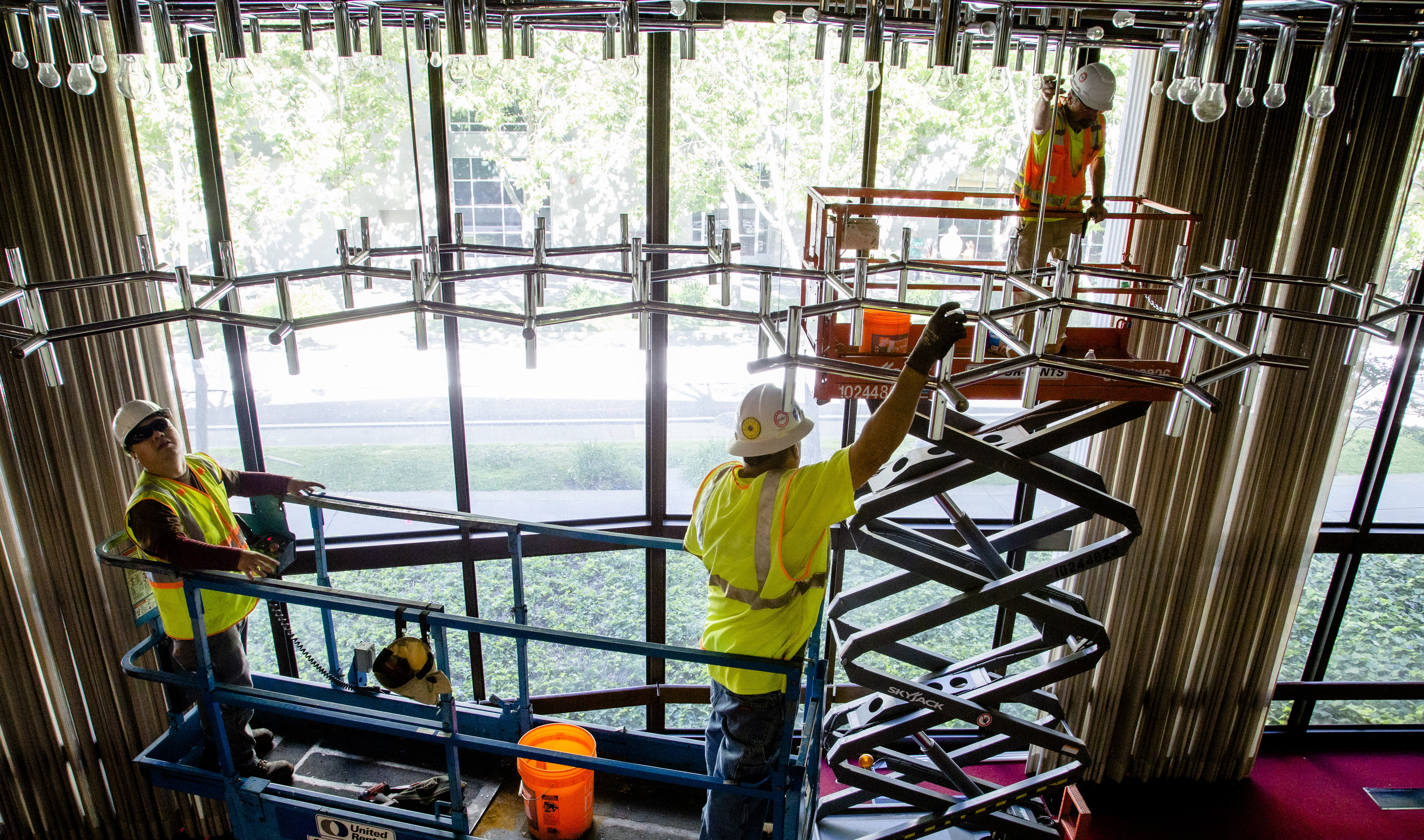 Brighter future for Community Center Theater’s giant chandelier