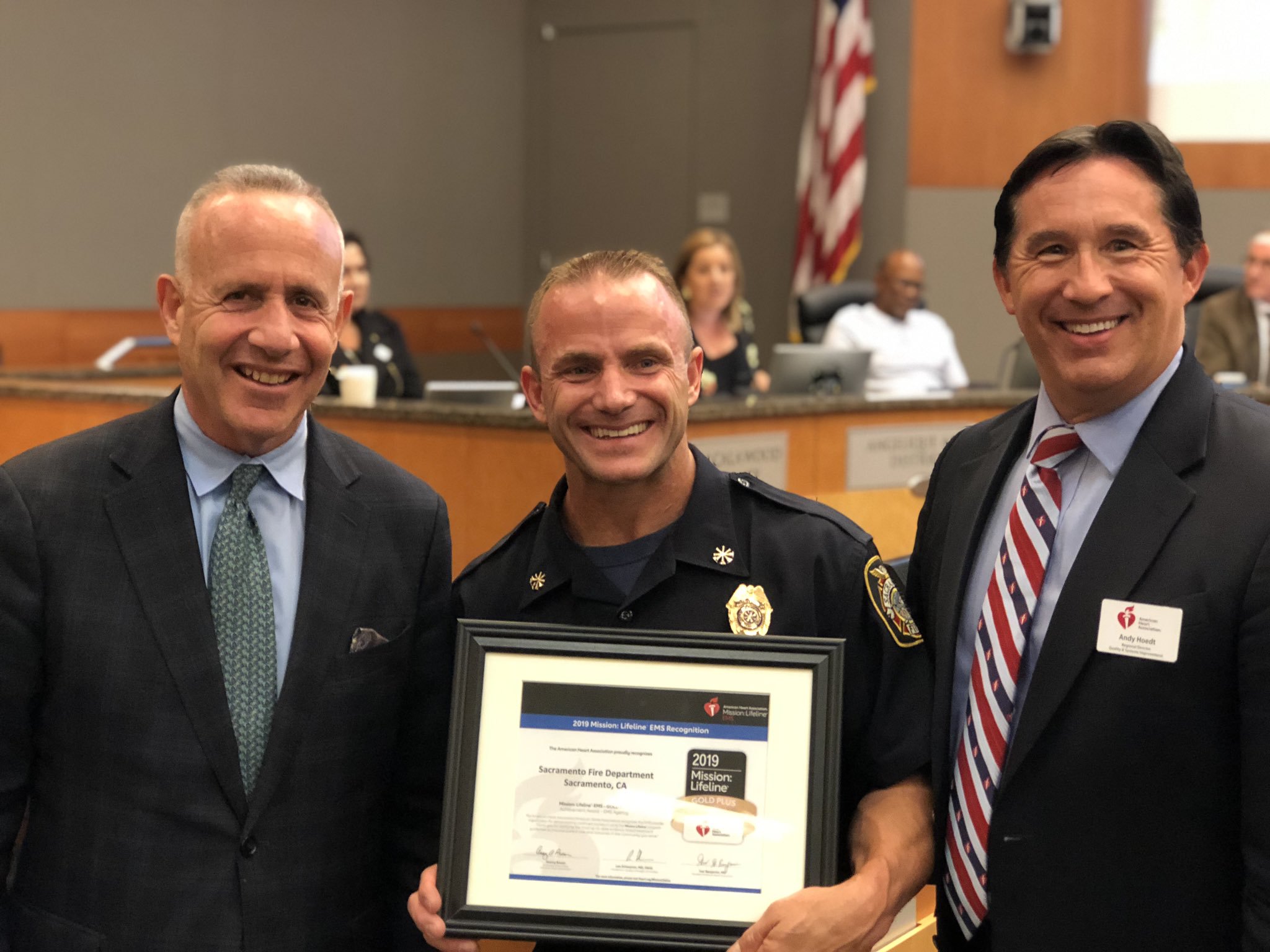 Sac Fire recognized as one of best in nation when responding to heart attack calls