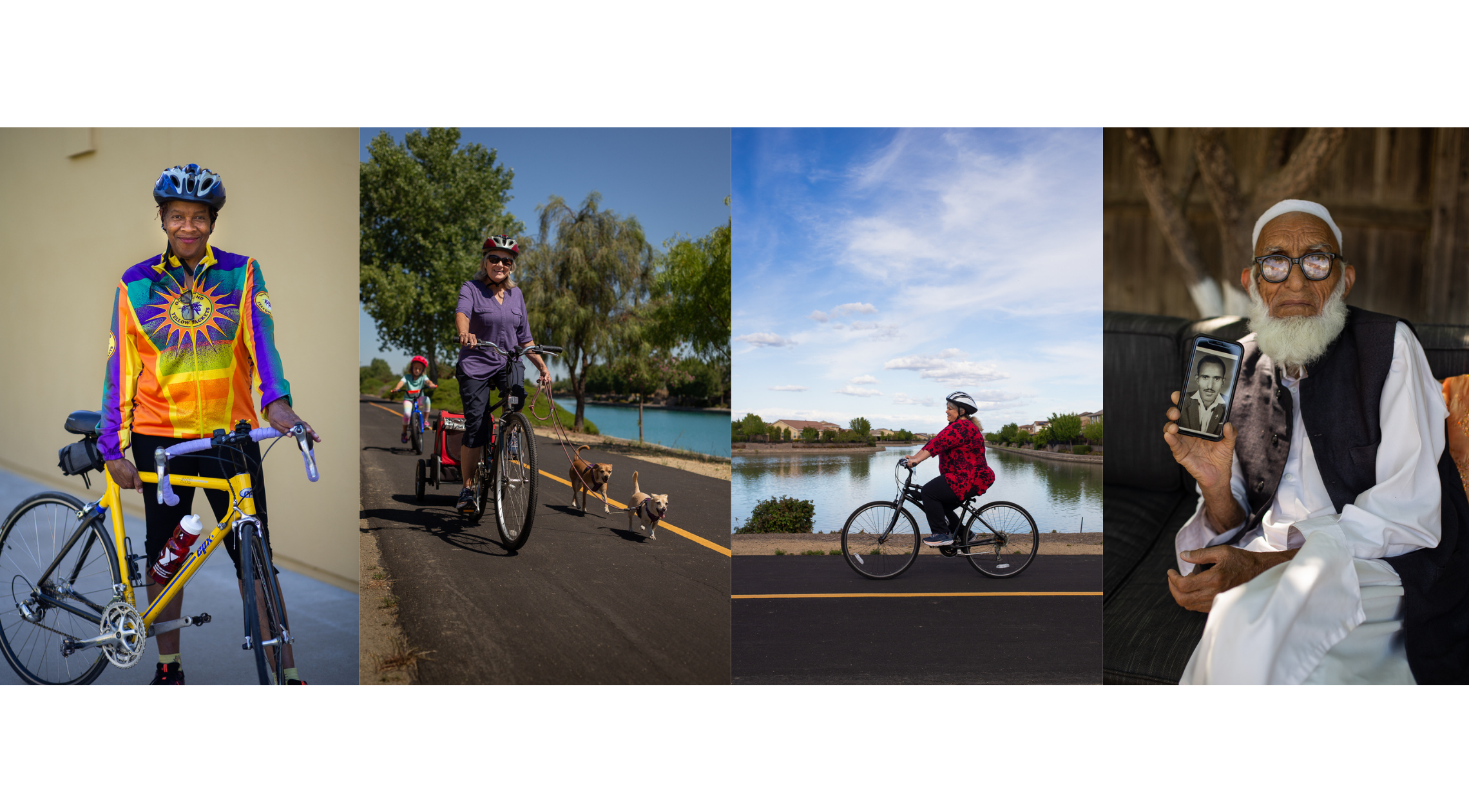 Community photos and stories about the importance of active transportation showcased in North Natomas Regional Park