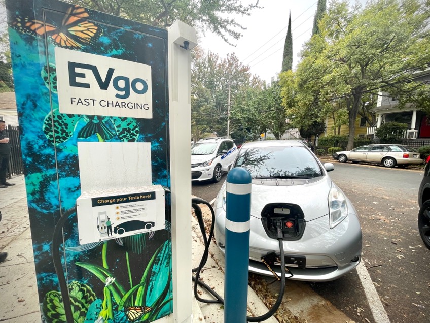 City unveils additional curbside EV chargers featuring art from local artists