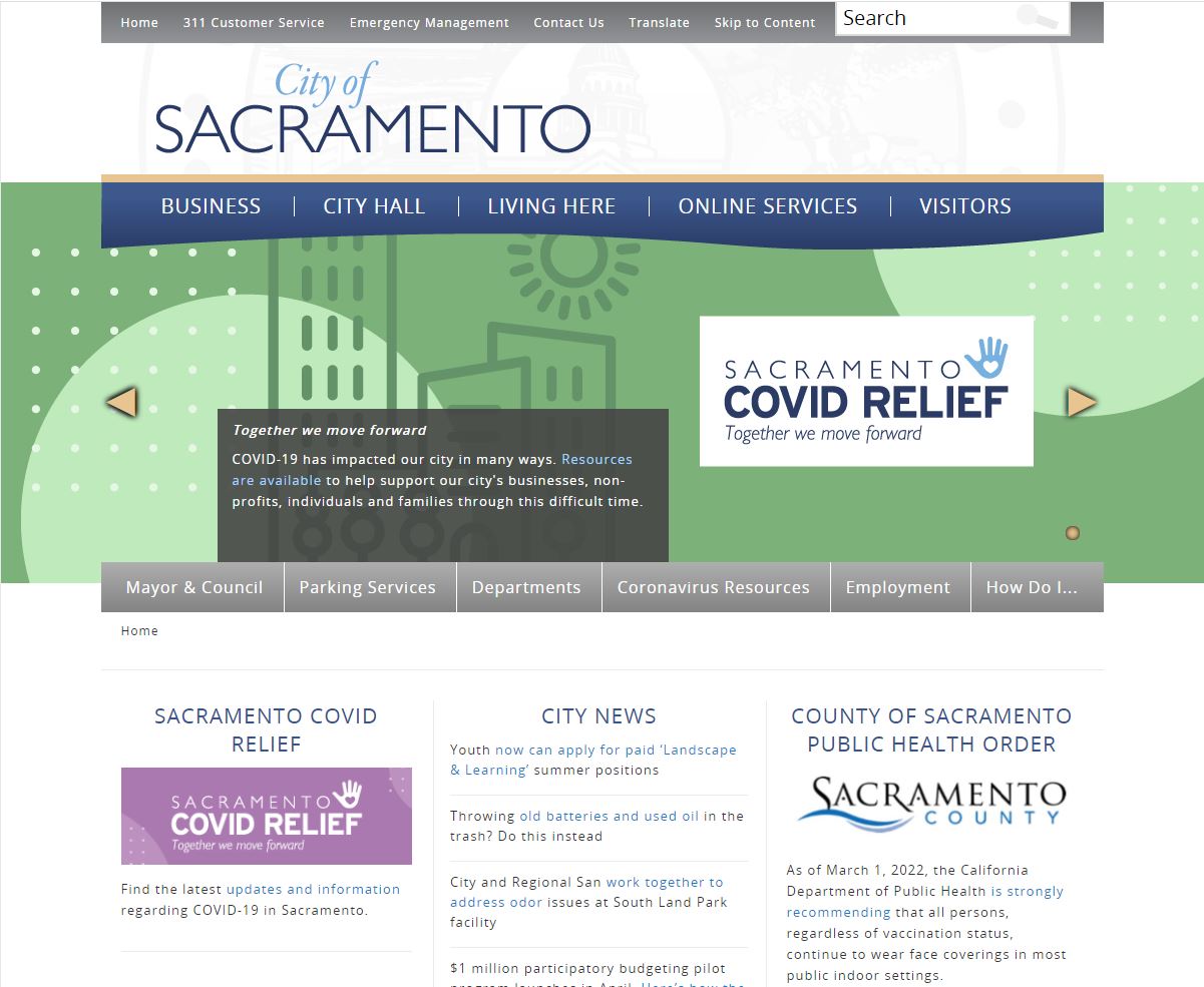 Take this quick survey to help the City redesign its website