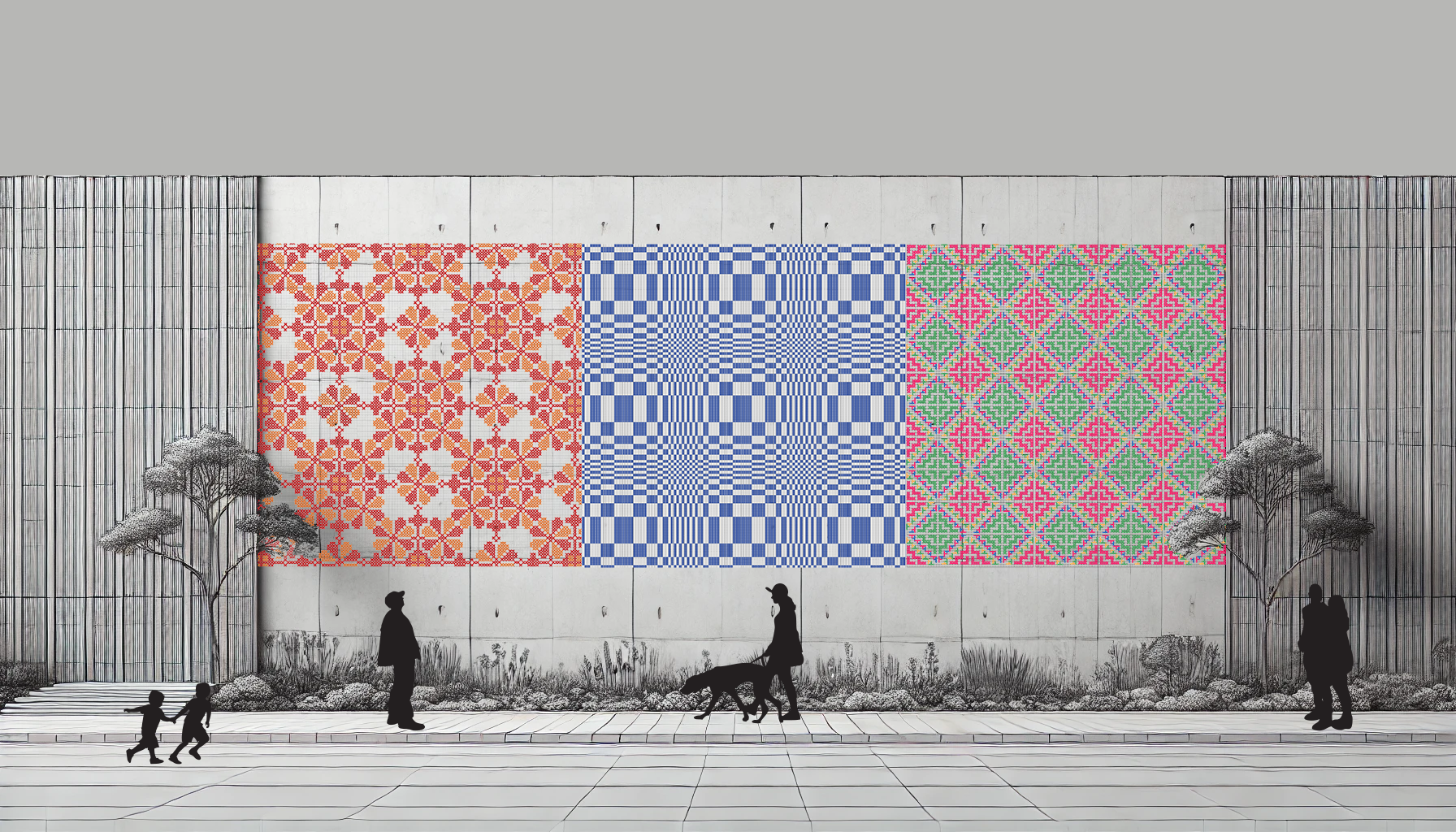 ‘Threads of Belonging’ mural highlights cultural textile traditions in South Sacramento