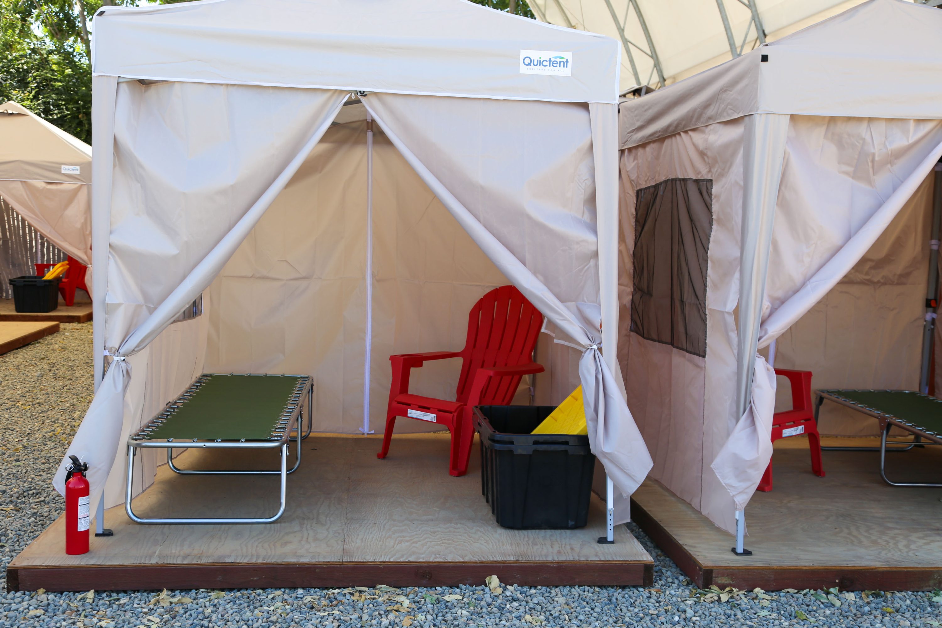 New Safe Camping site opens in River District, serving 100 people
