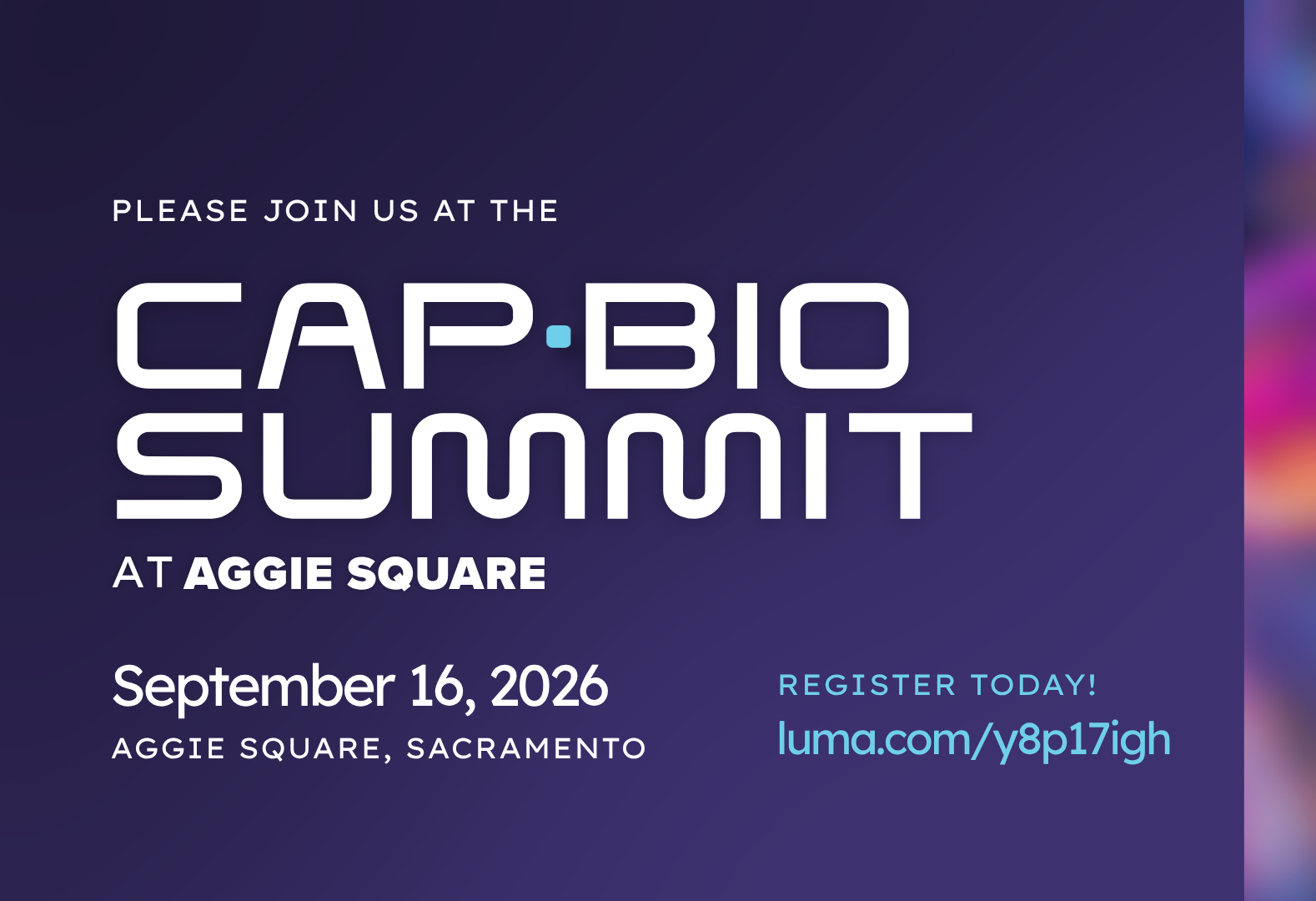 Registration open for Sacramento biotech summit at Aggie Square